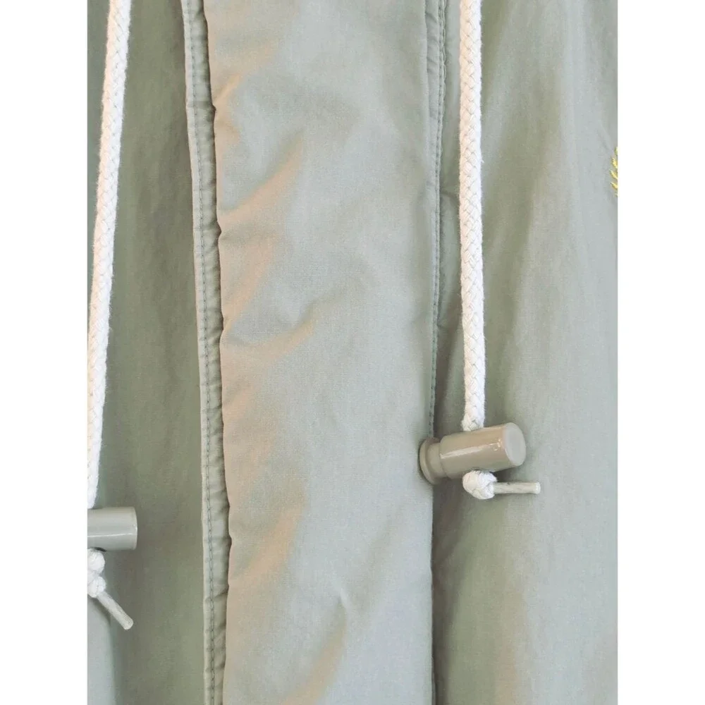 Vintage Duck Head Bomber Jacket Quilt Lining Zip Out Hood Outdoor L Neutral 90s